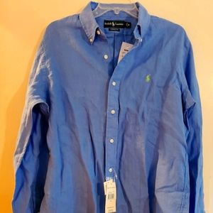 Ralph lauren polo linen shirt